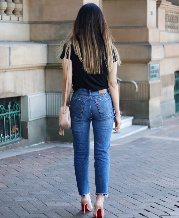 jeans, denim, clothing, blue, road,