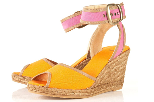 Topshop Winston Colour Block Espadrille Wedges