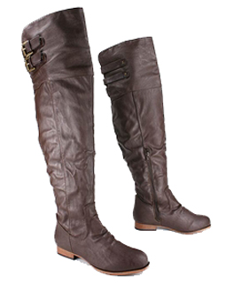 size 2 over the knee boots