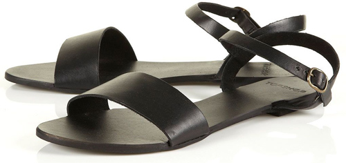 Topshop ‘Hoopla’ Leather Strap Sandals