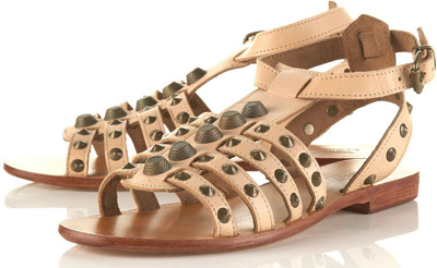 Topshop Fierce Stud Gladiator Sandals