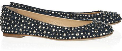 Giuseppe Zanotti Studded Flat Shoes