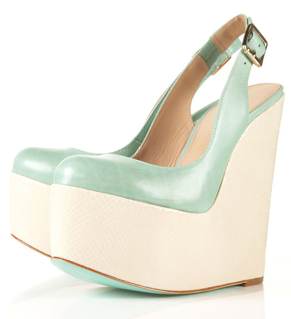 CJG Slingback Mega Wedges