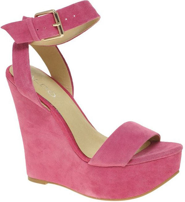 Aldo Suede Wedge Shoes