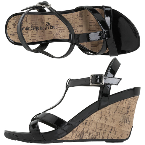 Women's Skylar T-Strap Wedge by Montego Bay Club