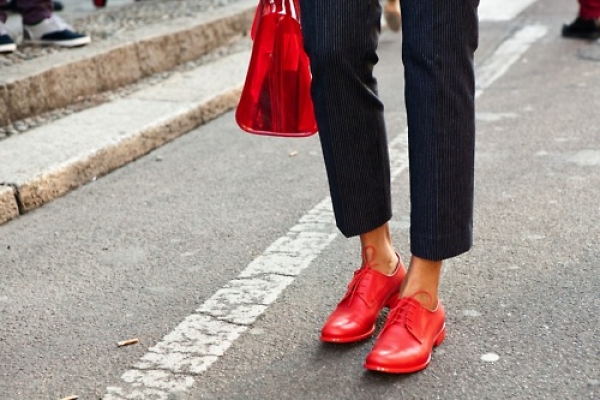 red brogues womens