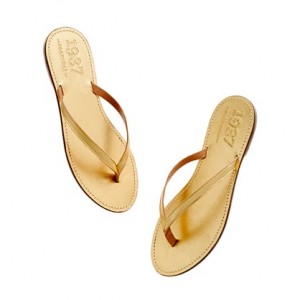 The Metallic Boardwalk Flip-Flop