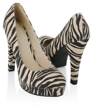 Zebra Print Pumps