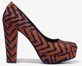 Tribal Printed Pumps