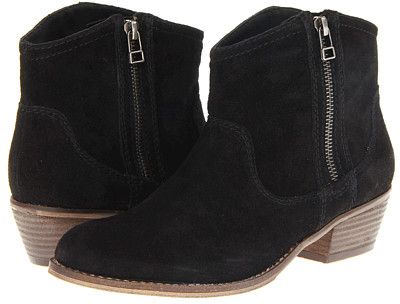 Black Suede Booties