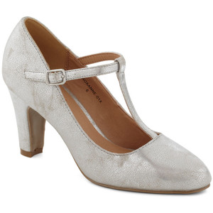 silver winter wedding shoes