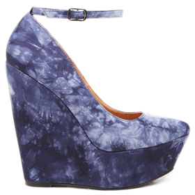 Tie-Dye Pointed Wedges