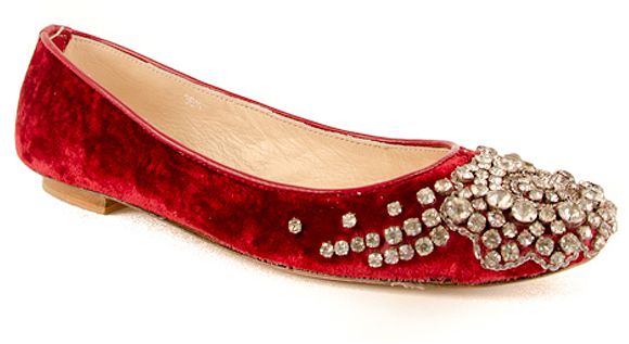 Embellished Sparkly Ballet Flats