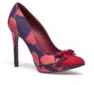 Lanvin Heart Print Pump