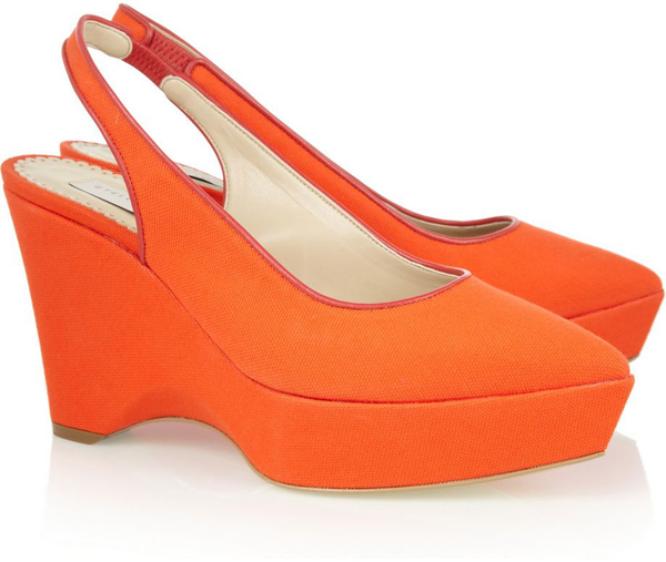 Wedge Slingbacks