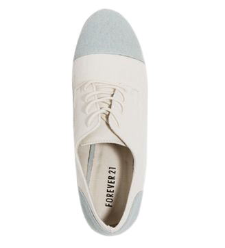 Colorblocked Canvas Oxfords