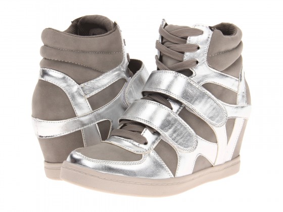 Metallic Sneaker Wedges