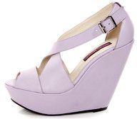 Mojo Moxy Peep Toe Wedges