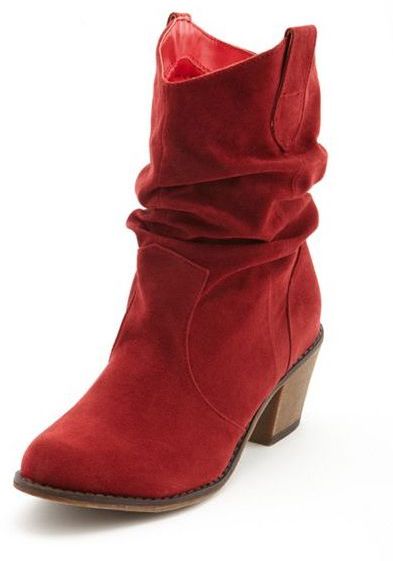 Sueded Slouchy Cowboy Boot