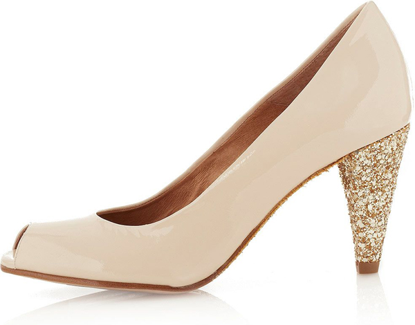 Nude Embellished Shoes