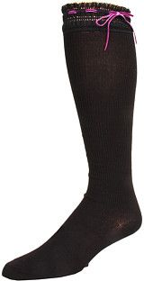 Betsey Johnson Cozy Crochet Ruffle Cuff Knee High