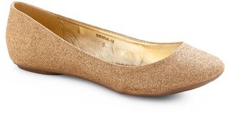 Glitter Ballet Flats