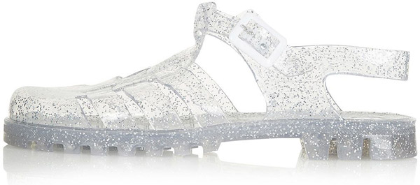 Glitter Gladiator Jelly Sandals