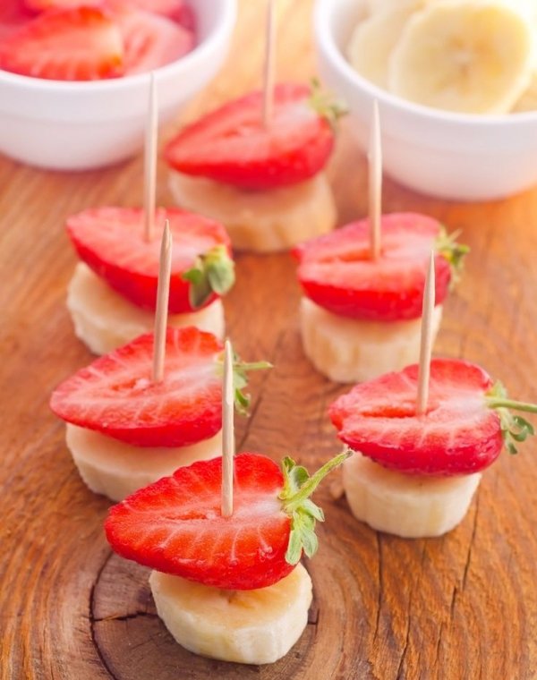 Strawberry Banana Bites