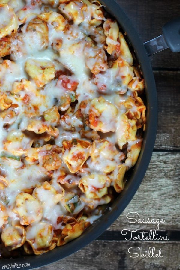 Sausage Tortellini Skillet