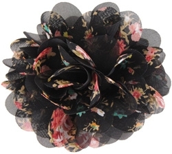 Floral Rosette Claw Clip