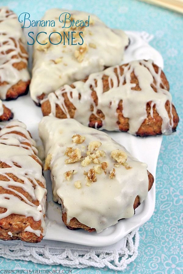 Banana Bread Scones