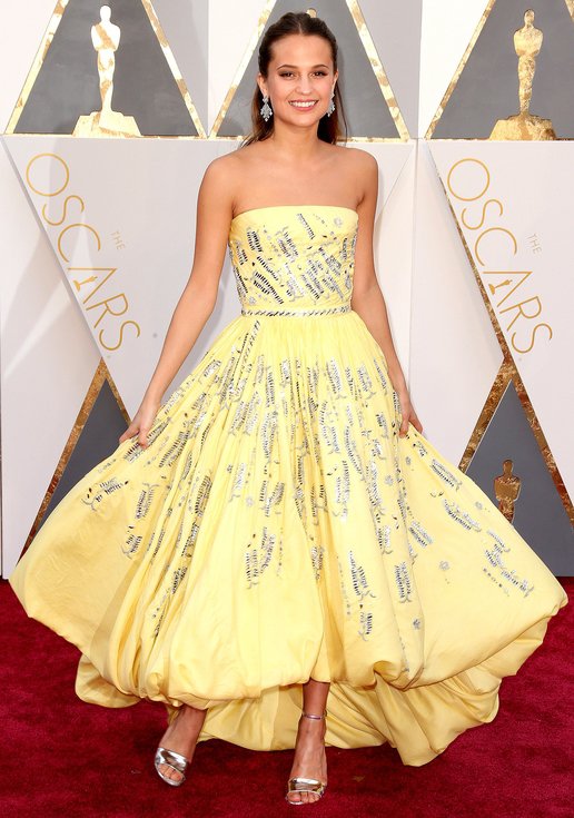 Alicia Vikander in Louis Vuitton