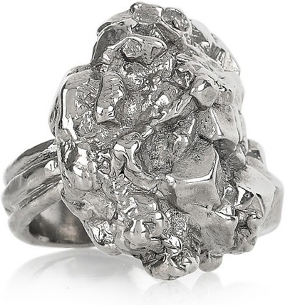 Yves Saint Laurent Arty Too Silver-plated Ring