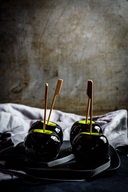 Poison Toffee Apples for Halloween