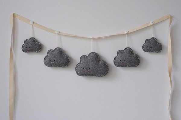 Cloud Garland Wall Hanging