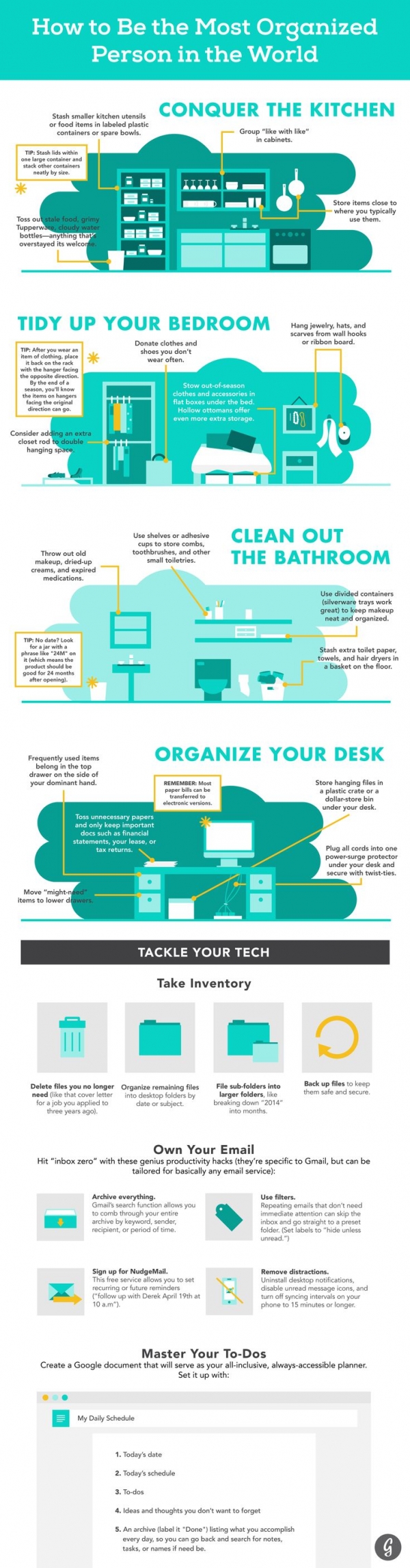 How to Be the Most Organized Person in the World