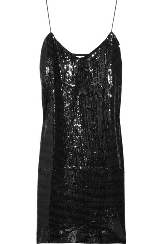 Tibi Sequined Slip Dress