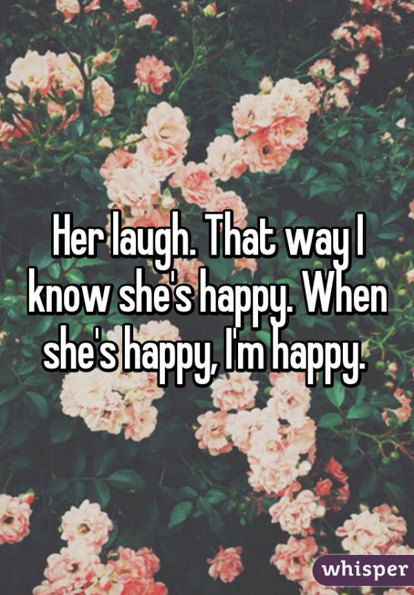 She Laughs = She's Happy