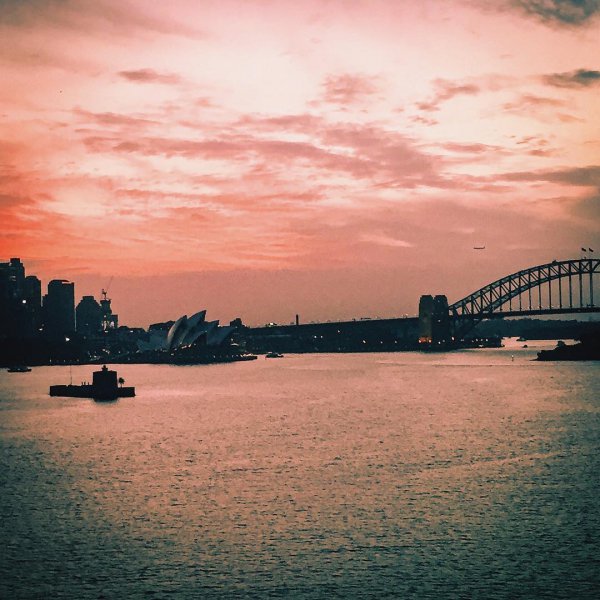 Sky, Afterglow, Water, Sunset, River,