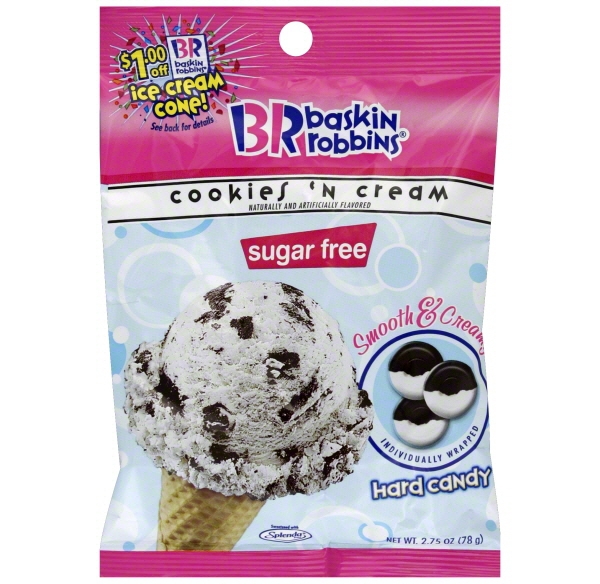 5 Sugar-Free Baskin Robbins Hard Candies – 50 Calories