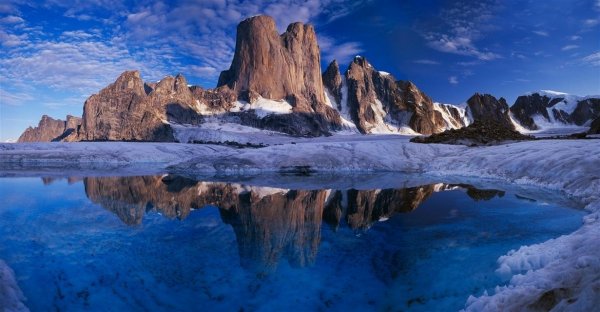 Looking out for Thor on Mount Asgard, Canada