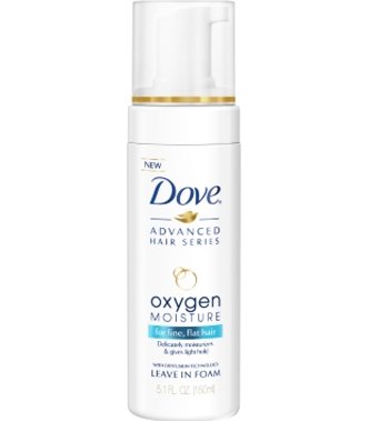 Dove Oxygen Moisture Leave in Foam