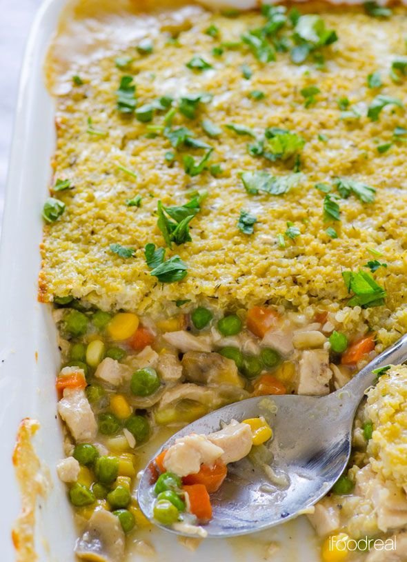 Quinoa Chicken Pot Pie