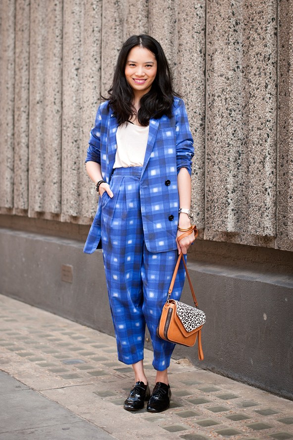 Patterned Trouser Suit