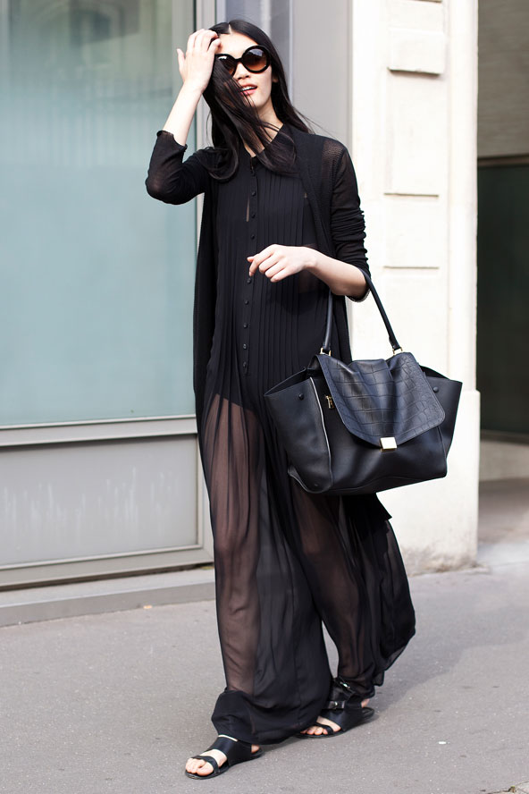 All Black Maxi