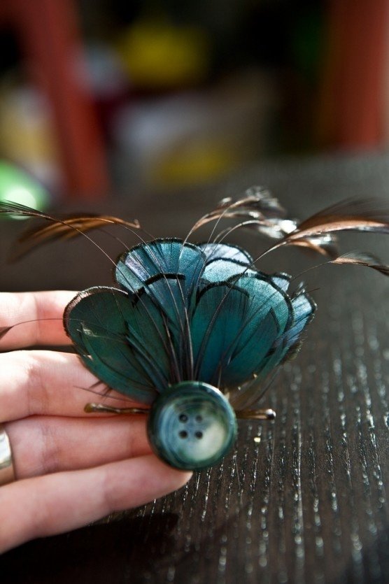 Feather Hair Clip