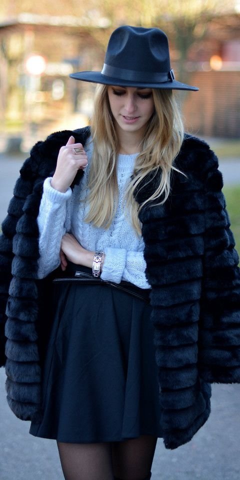 7 Streetstyle Ways to Rock Faux Fur ...