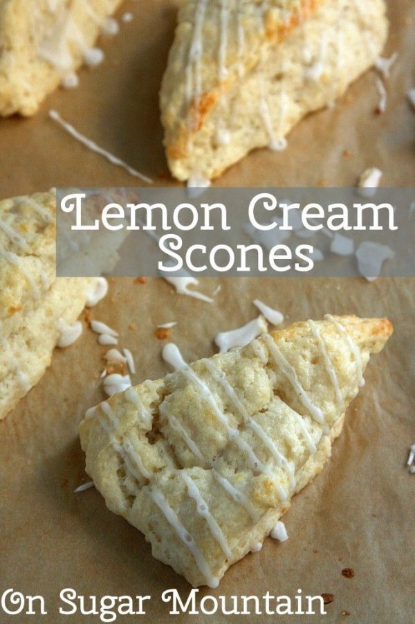 Lemon Cream Scones