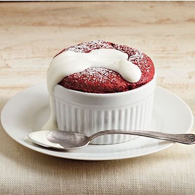 Red Velvet Soufflés