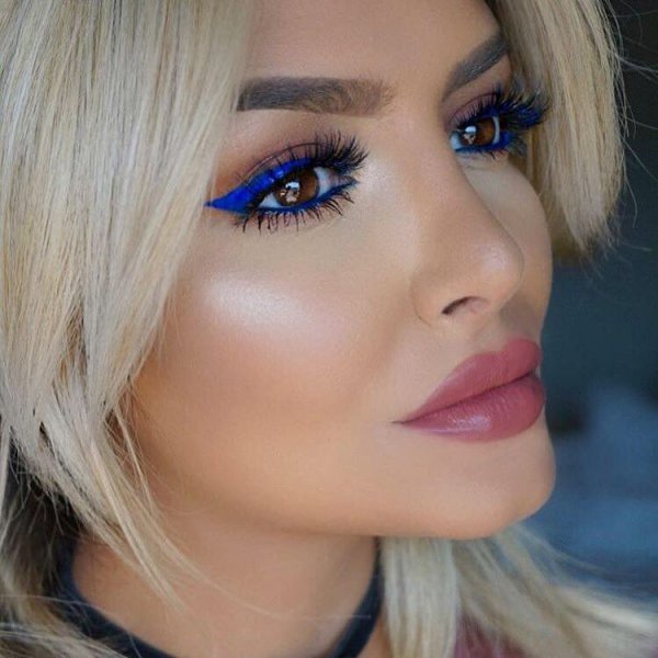 color, hair, face, eyebrow, blue,